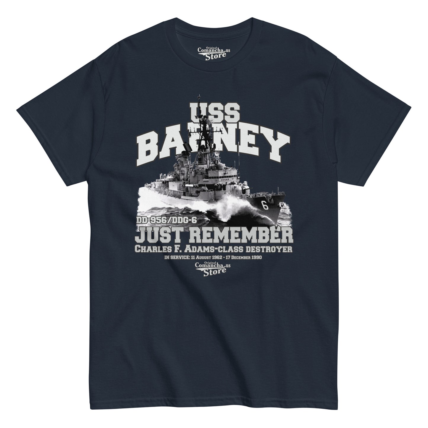 USS Barney DDG-6 t-shirt