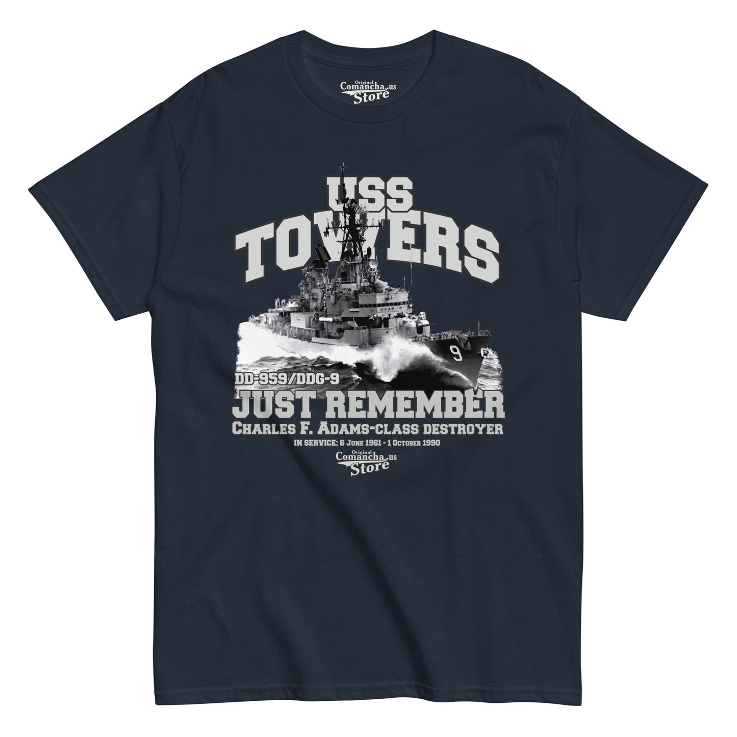 USS Towers DDG-9 T-shirt
