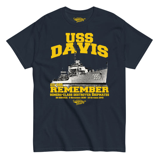 USS Davis DD-395 Destroyer tee