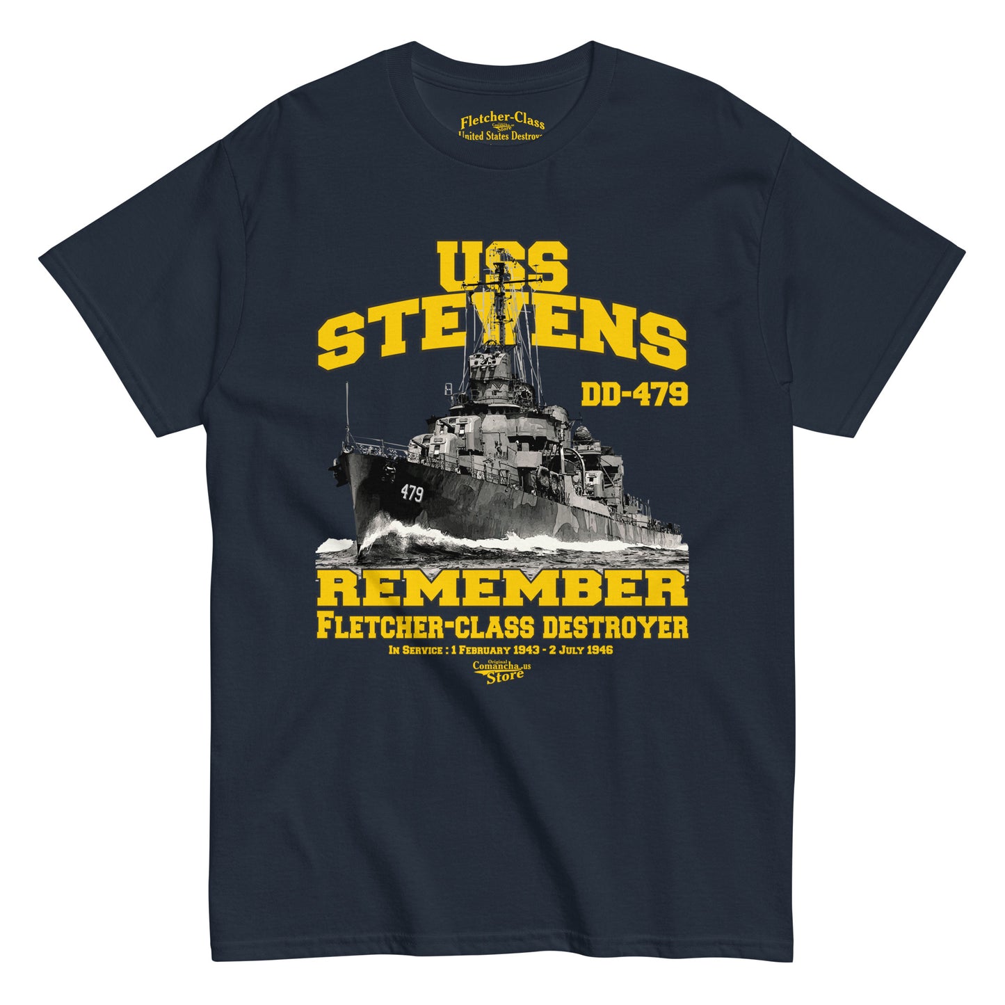USS Stevens DD-479 t-shirt