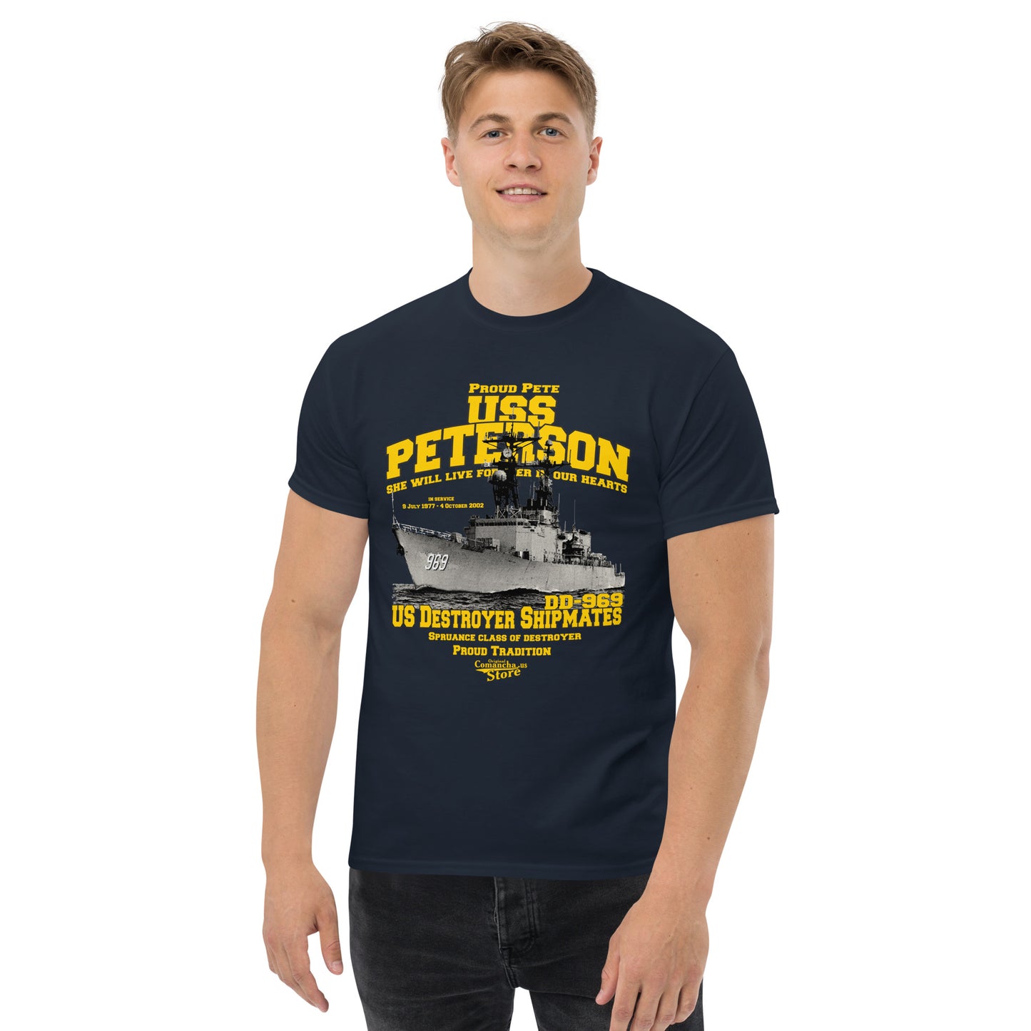 USS Peterson DD-969 t-shirt