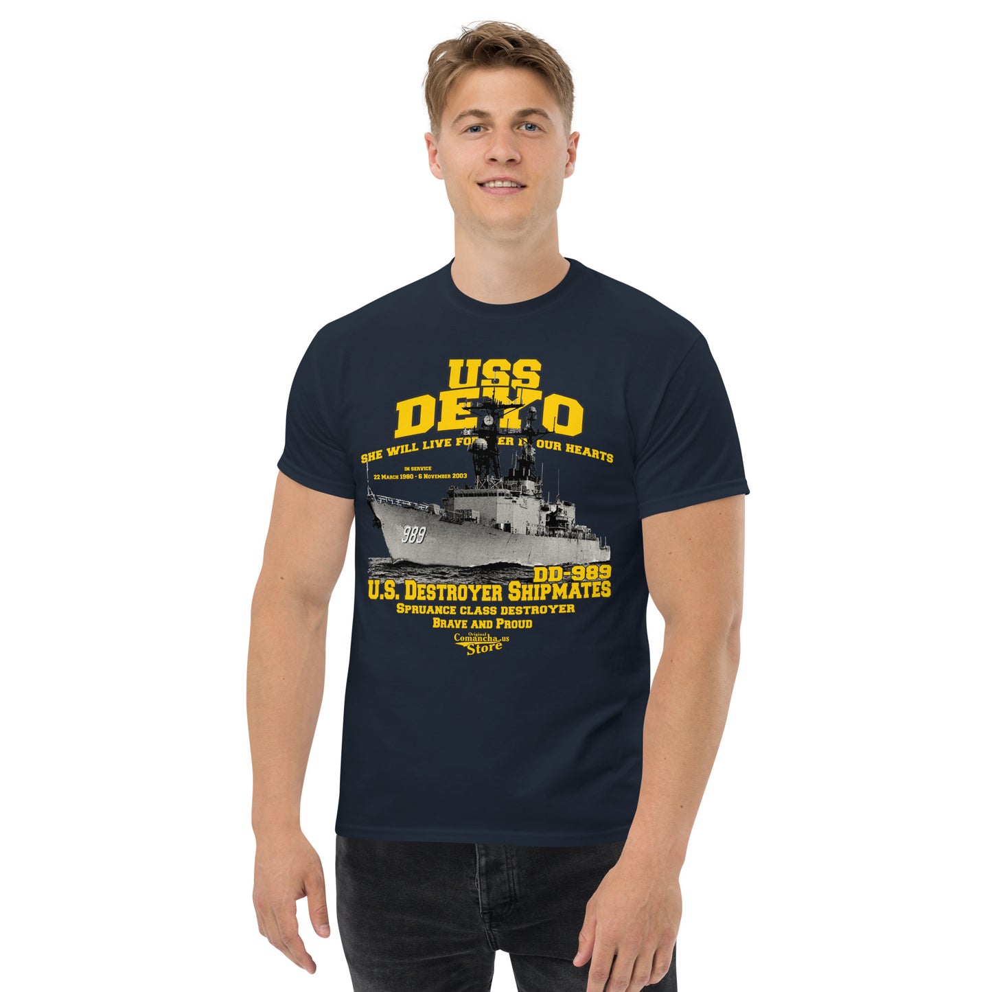 USS Deyo DD-989 t-shirt