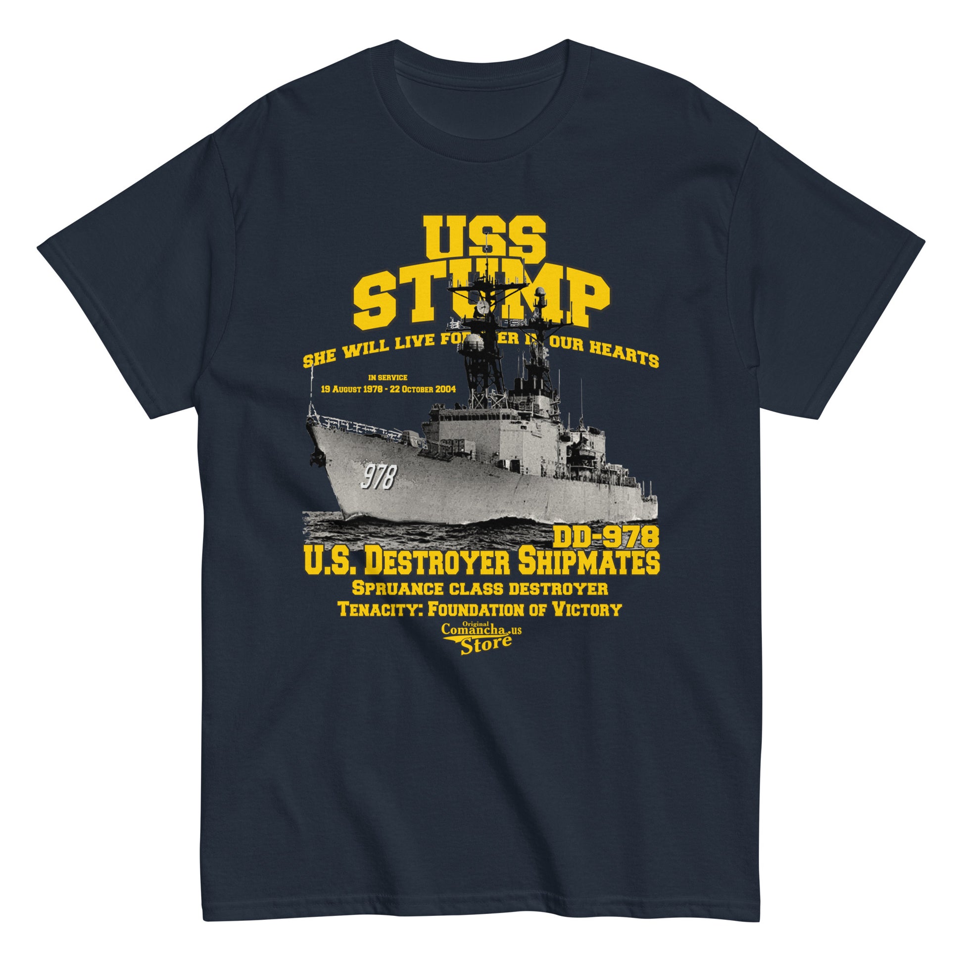 USS Stump DD-978 t-shirt