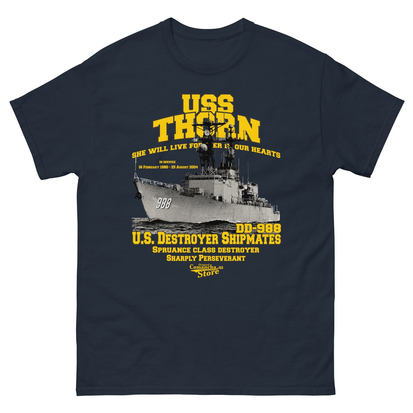 USS Thorn DD-988 t-shirt