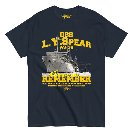USS L. Y. Spear AS-36 t-shirt