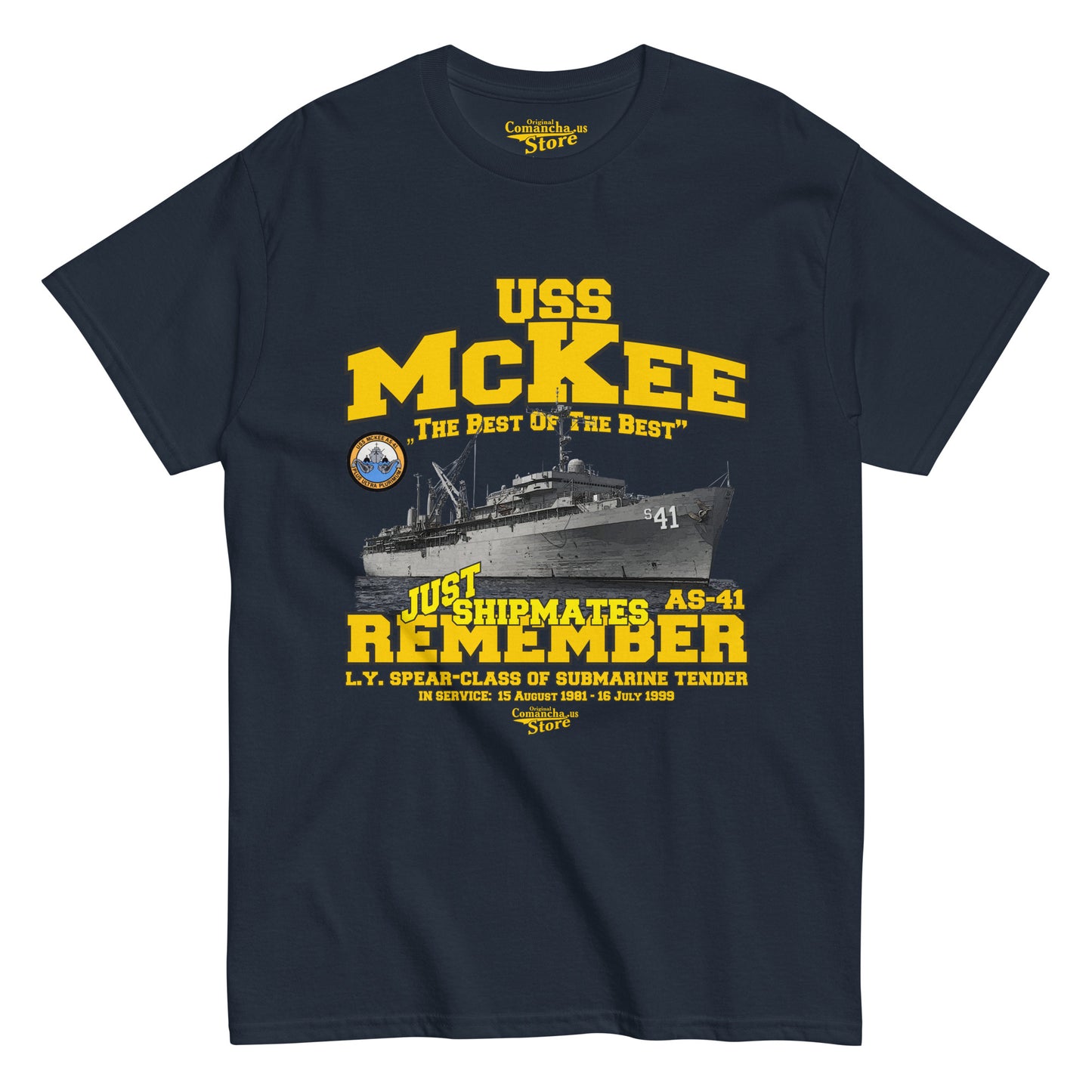 USS McKee AS-41 tee