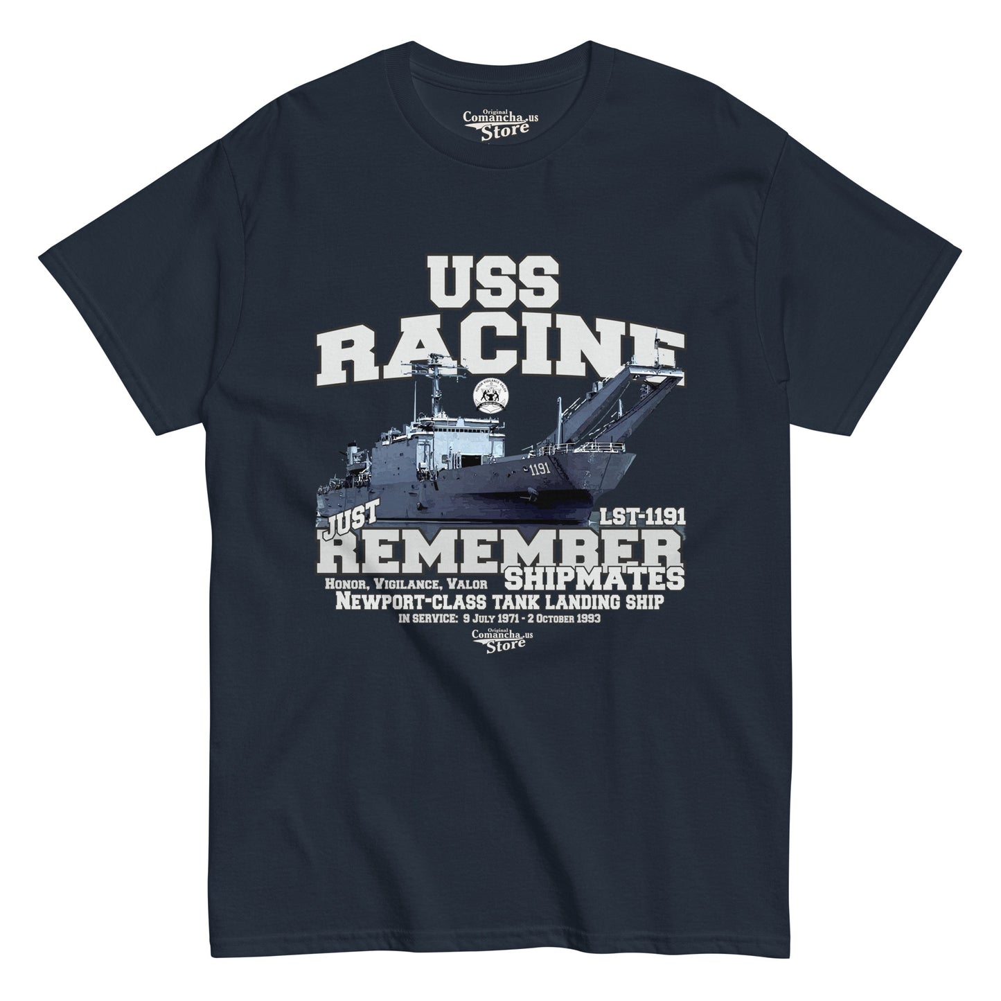 USS Racine LST-1191 t-shirt