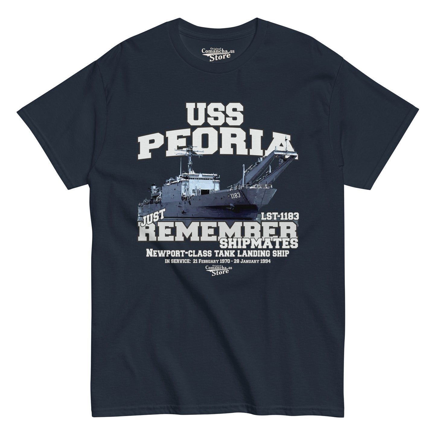 USS Peoria LST-1183 T-shirt