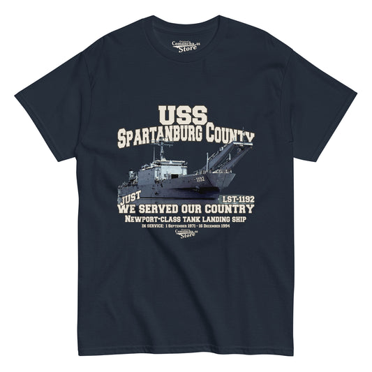 USS Spartanburg County LST-1192 t-shirt