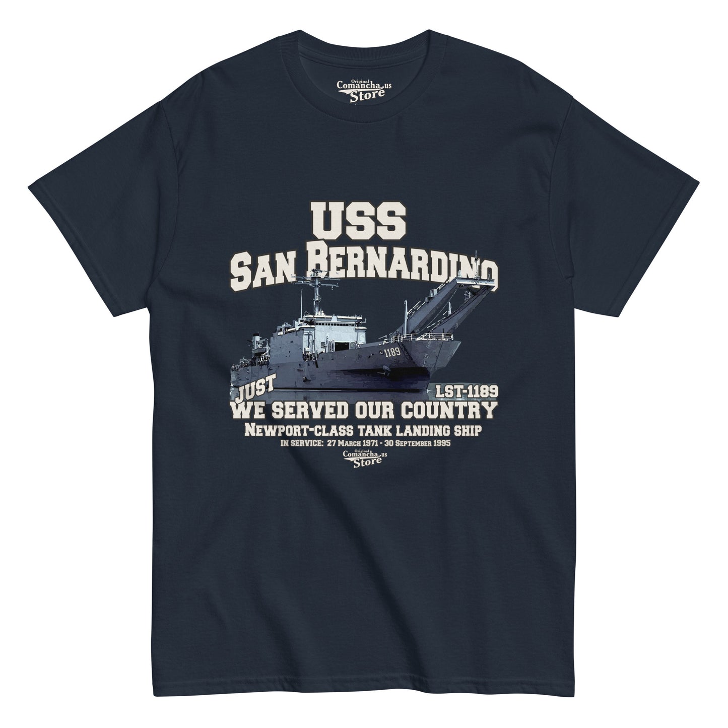 USS San Bernardino LST-1189 t-shirt