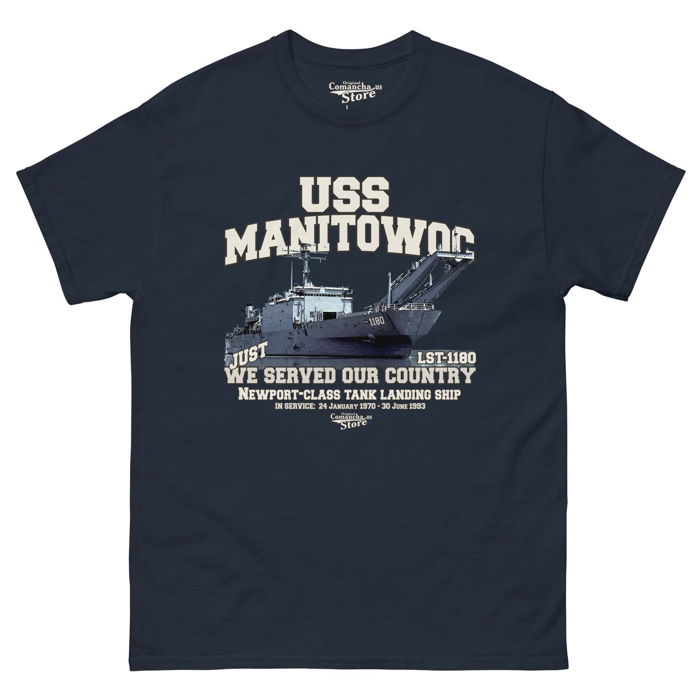 USS Manitowoc LST-1180 t-shirt