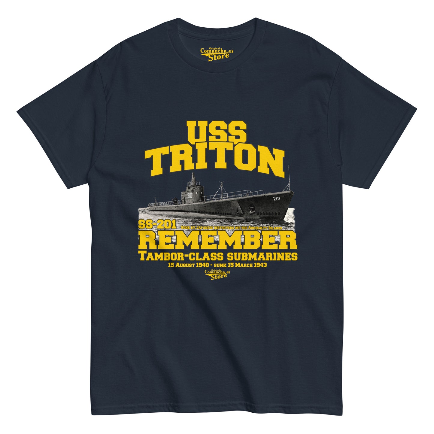 USS Triton SS-201 shipmates t-shirt
