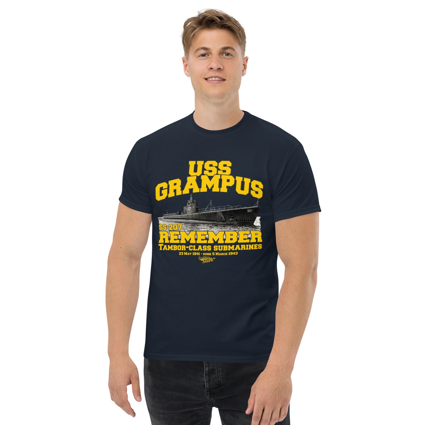 USS Grampus SS-207 shipmates t-shirts