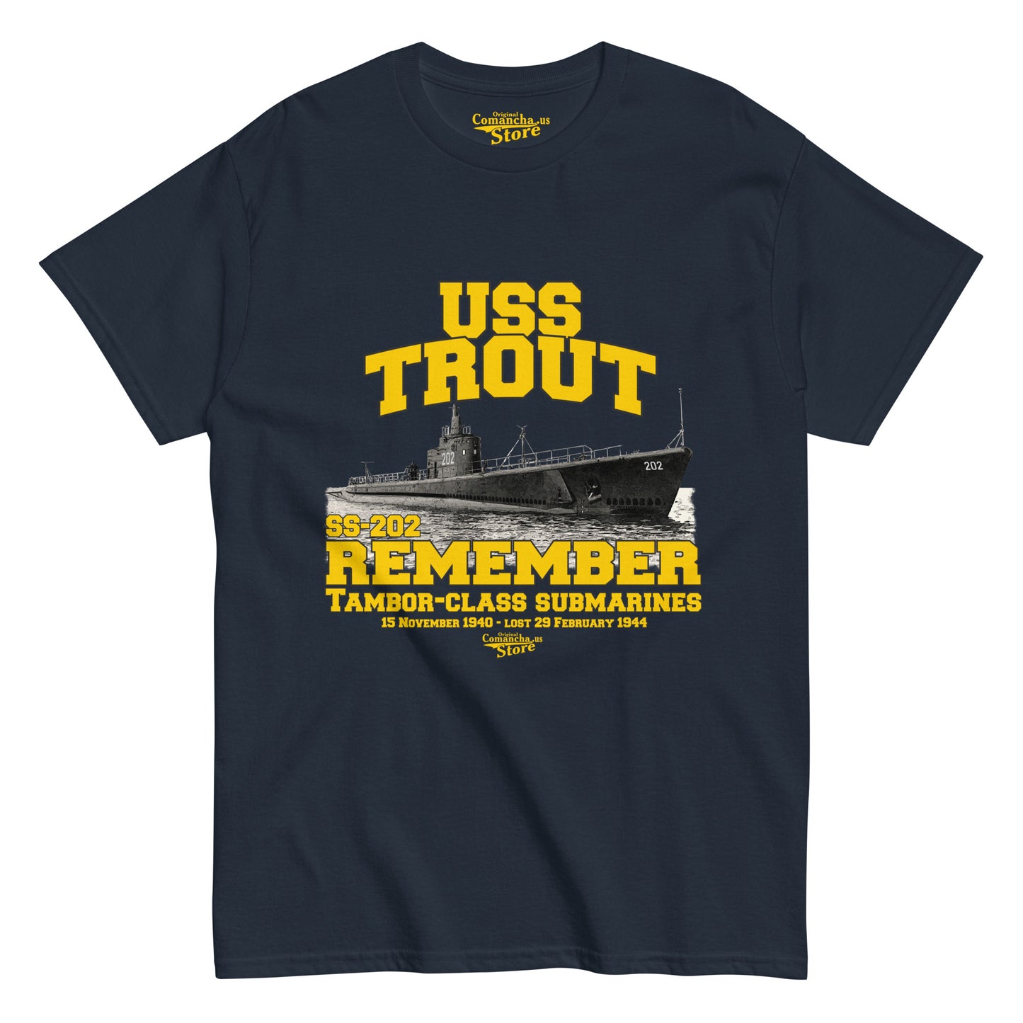 USS Trout SS-202 Submarine t-shirt