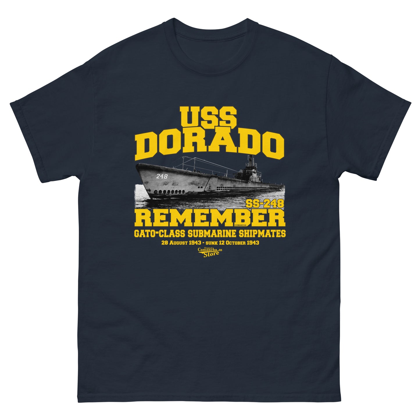 USS Dorado SS-248 t-shirt