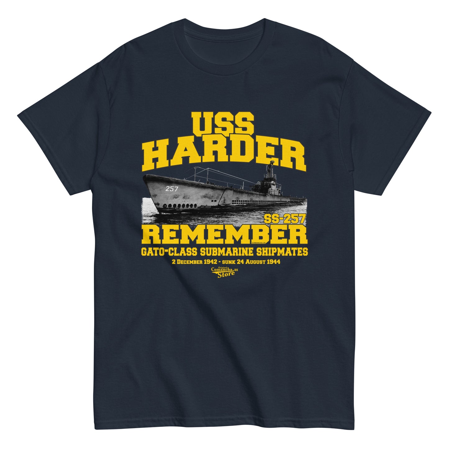 USS Harder SS-257 t-shirt