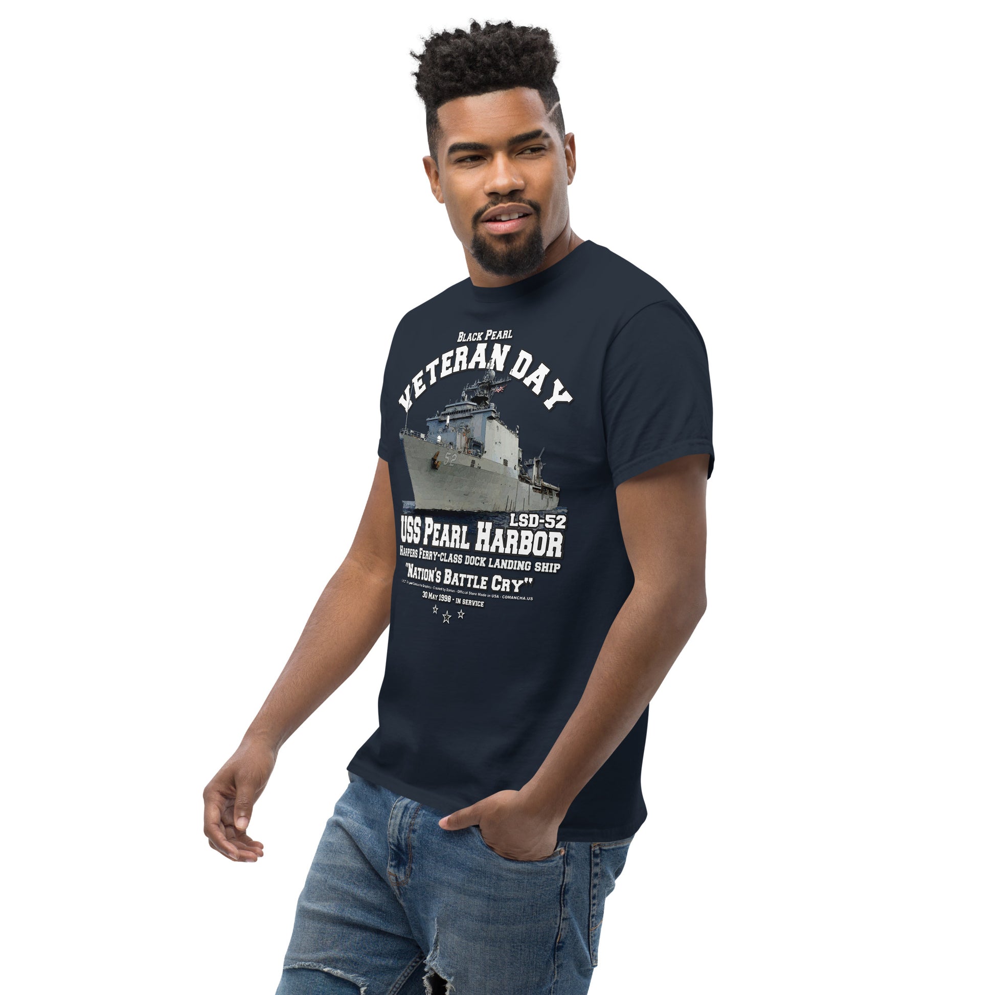 USS PEARL HARBOR t-shirt, USS PEARL HARBOR veterans,US Navy Dock Landing Ship T-shirt, USS PEARL HARBOR LSD-52 T-shirt,comancha tees,