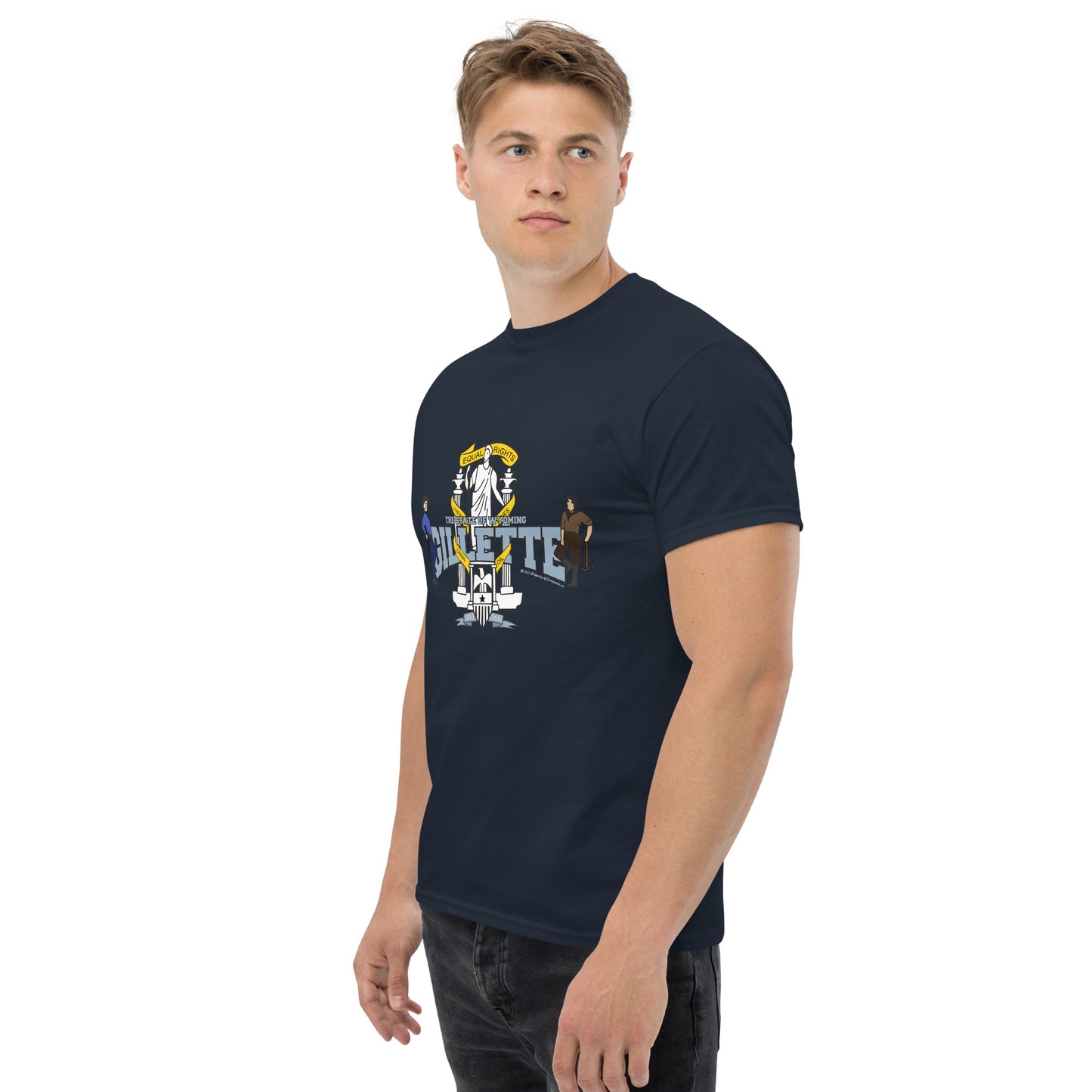Gillette t-shirt,Wyoming T-shirt Comancha Graphics,
