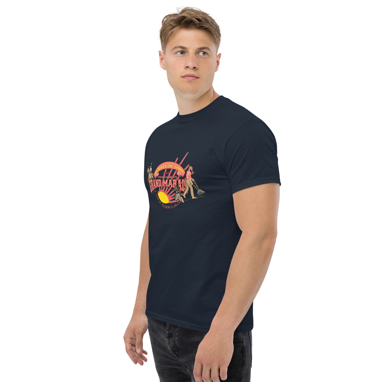 Grand Marais t-shirt,Minnesota t-shirt, Comancha Graphics,