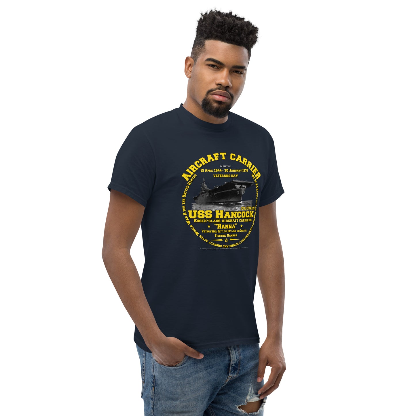 USS HANCOCK CVN-19 t-shirt, Aircraft Carrier t-shirt,Veterans Classic T-shirt, navy T-shirt, USS HANCOCK CVN-19 Aircraft Carrier Veterans Classic T-shirt, Comancha T-shirt,