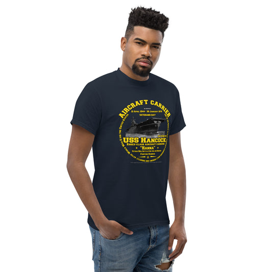 USS HANCOCK CVN-19 t-shirt, Aircraft Carrier t-shirt,Veterans Classic T-shirt, navy T-shirt, USS HANCOCK CVN-19 Aircraft Carrier Veterans Classic T-shirt, Comancha T-shirt,