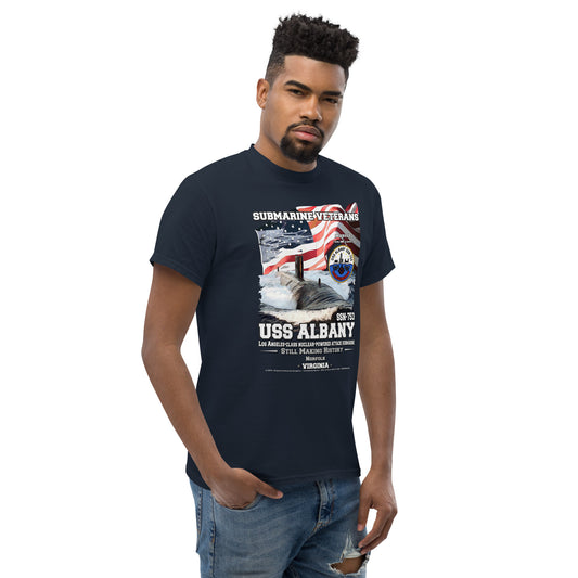 USS ALBANY SSN-753 t-shirt, US Navy T-shirt, Submarine veterans T-shirt,Submarine Veterans T-shirt, Submarine Veterans Ship,