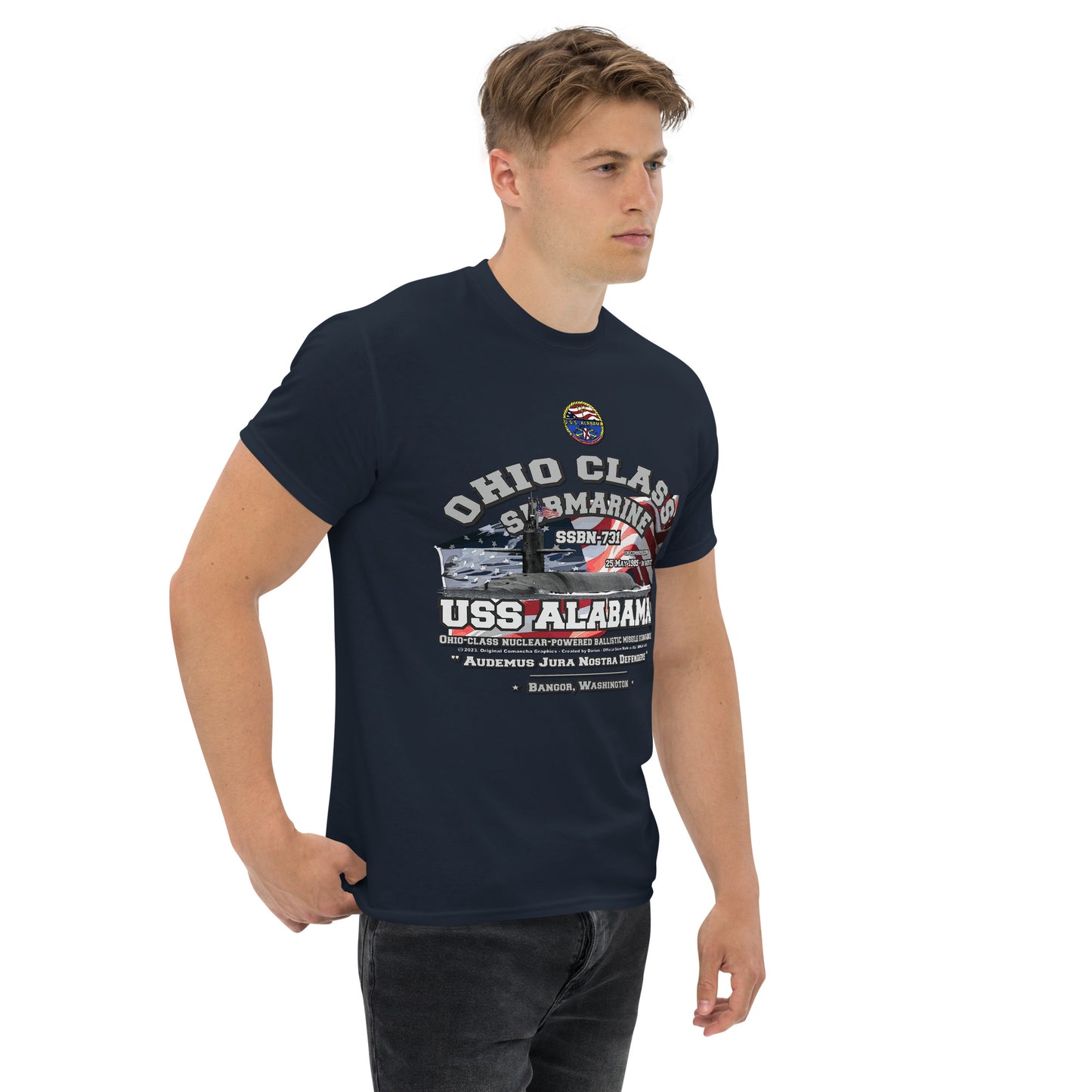 USS ALABAMA veterans t-shirt,USS ALABAMA SSBN-731 t-shirt, Submarine Veterans T-shirt, USS ALABAMA T-shirt, US Submarine t-shirt, Comancha Store,