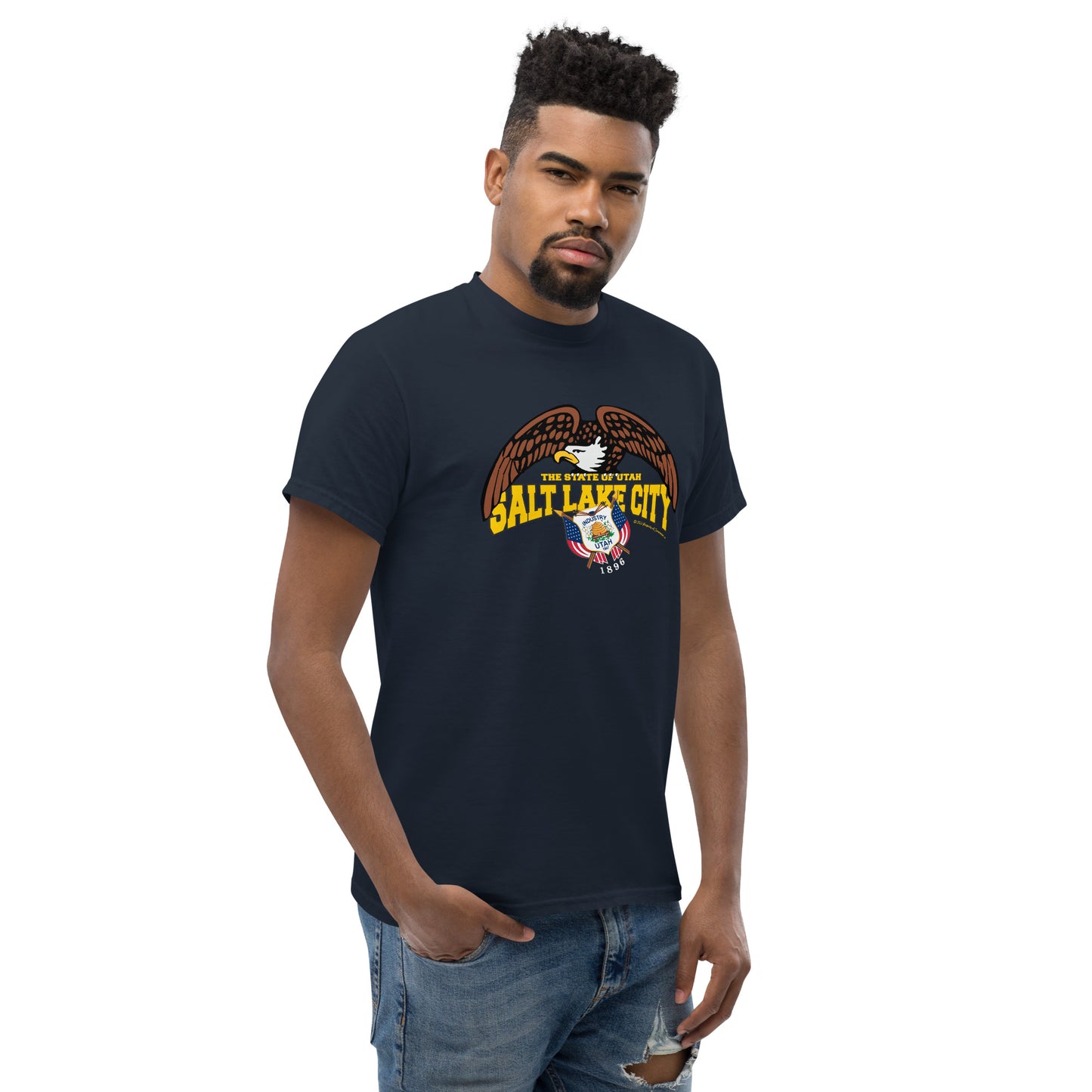Salt Lake City t-shirt, Utah State T-shirt, comancha graphics,
