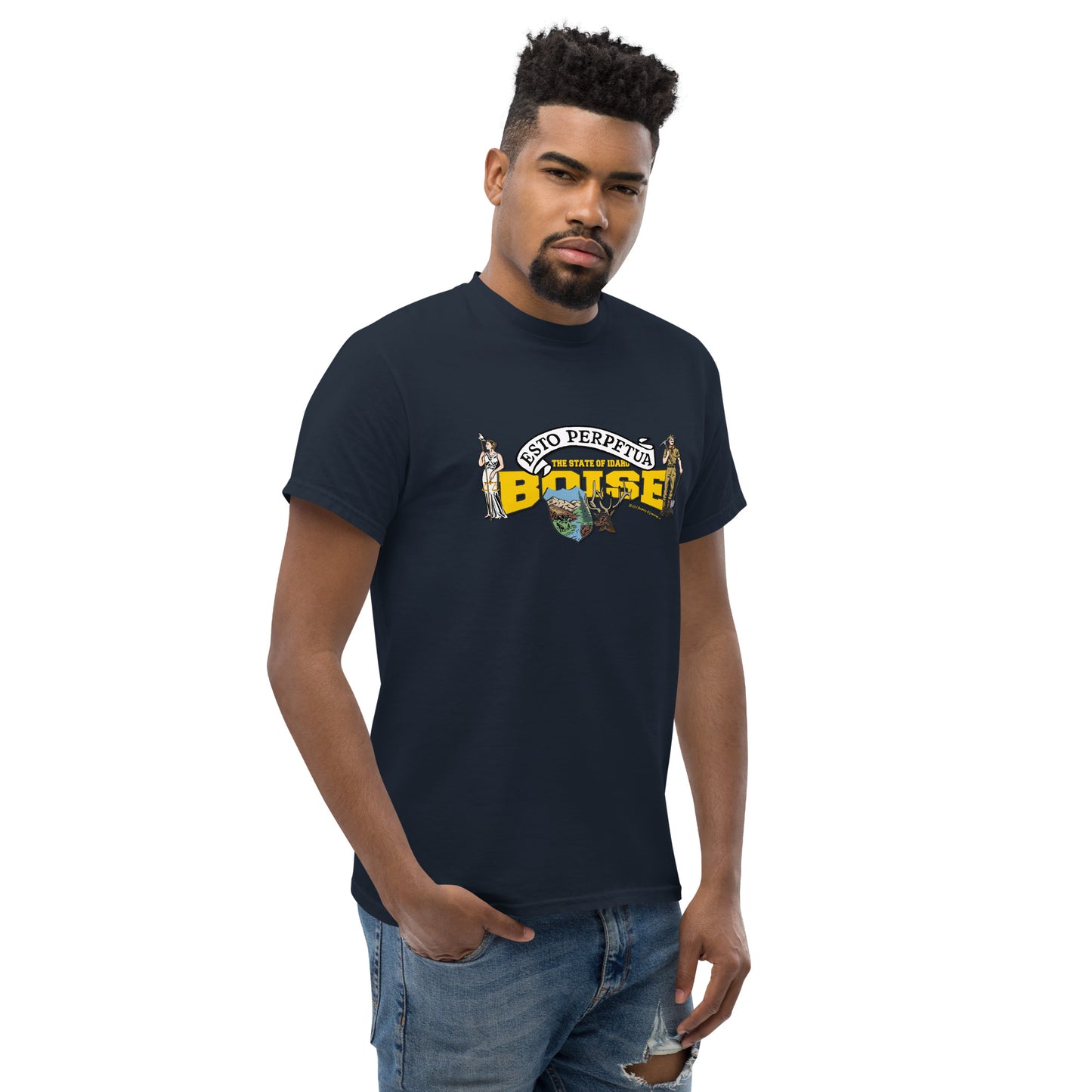 Boise t-shirt, Idaho State T-shirt, Comancha Graphics,