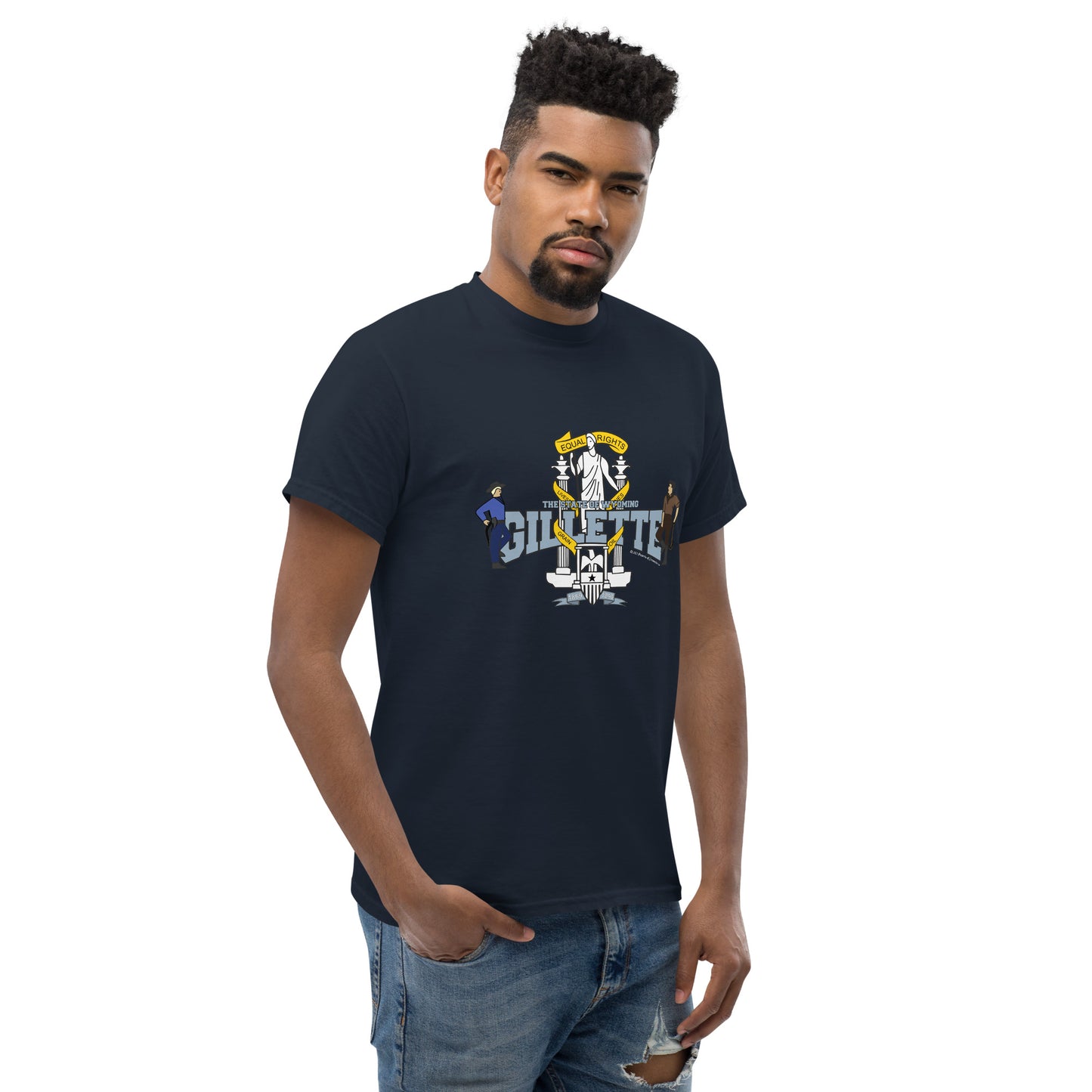 Gillette t-shirt,Wyoming T-shirt Comancha Graphics,