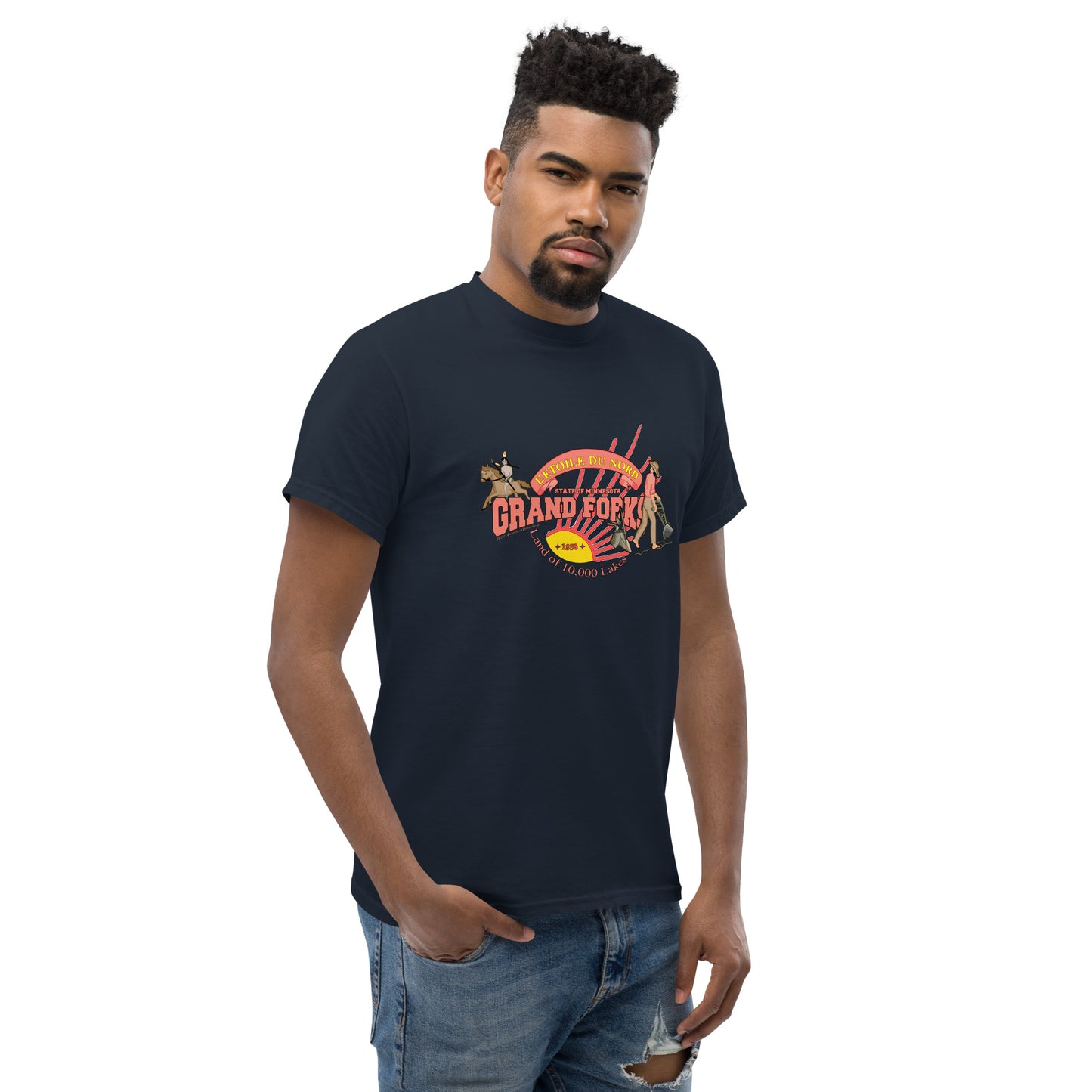 Grand Forks t-shirt,Minnesota t-shirt, Comancha Graphics,