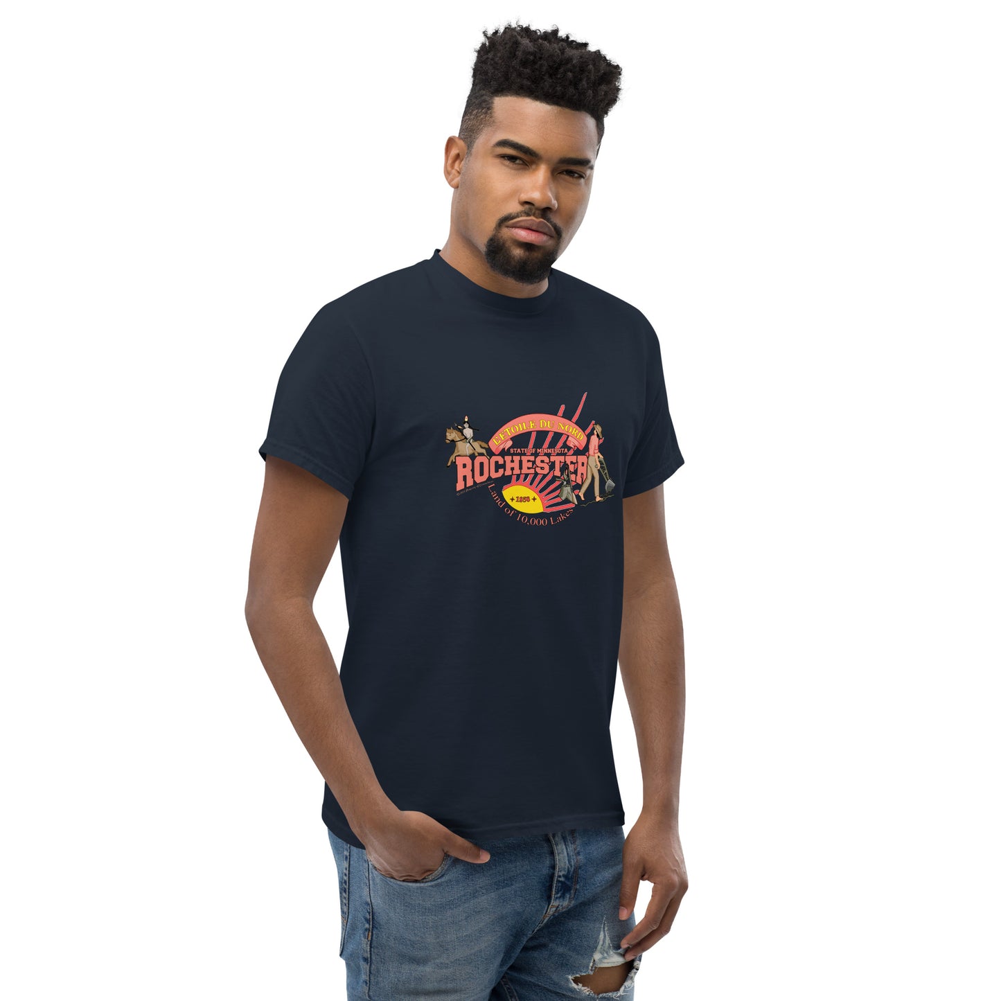 Rochester t-shirt,Minnesota T-shirt, Comancha Graphics,