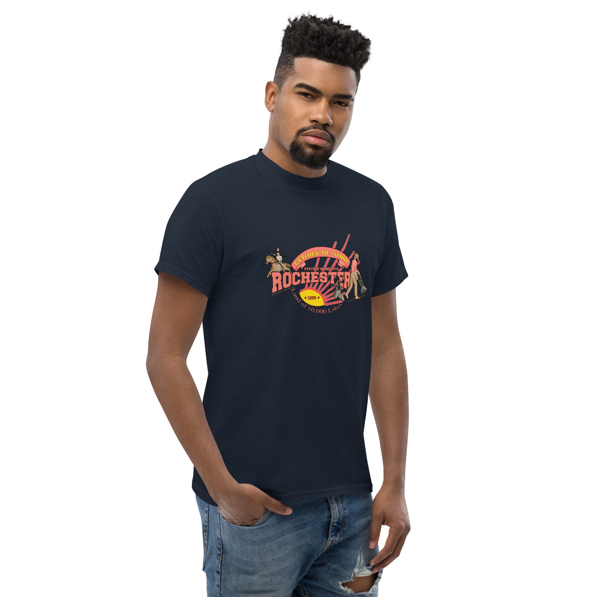 Rochester t-shirt,Minnesota T-shirt, Comancha Graphics,
