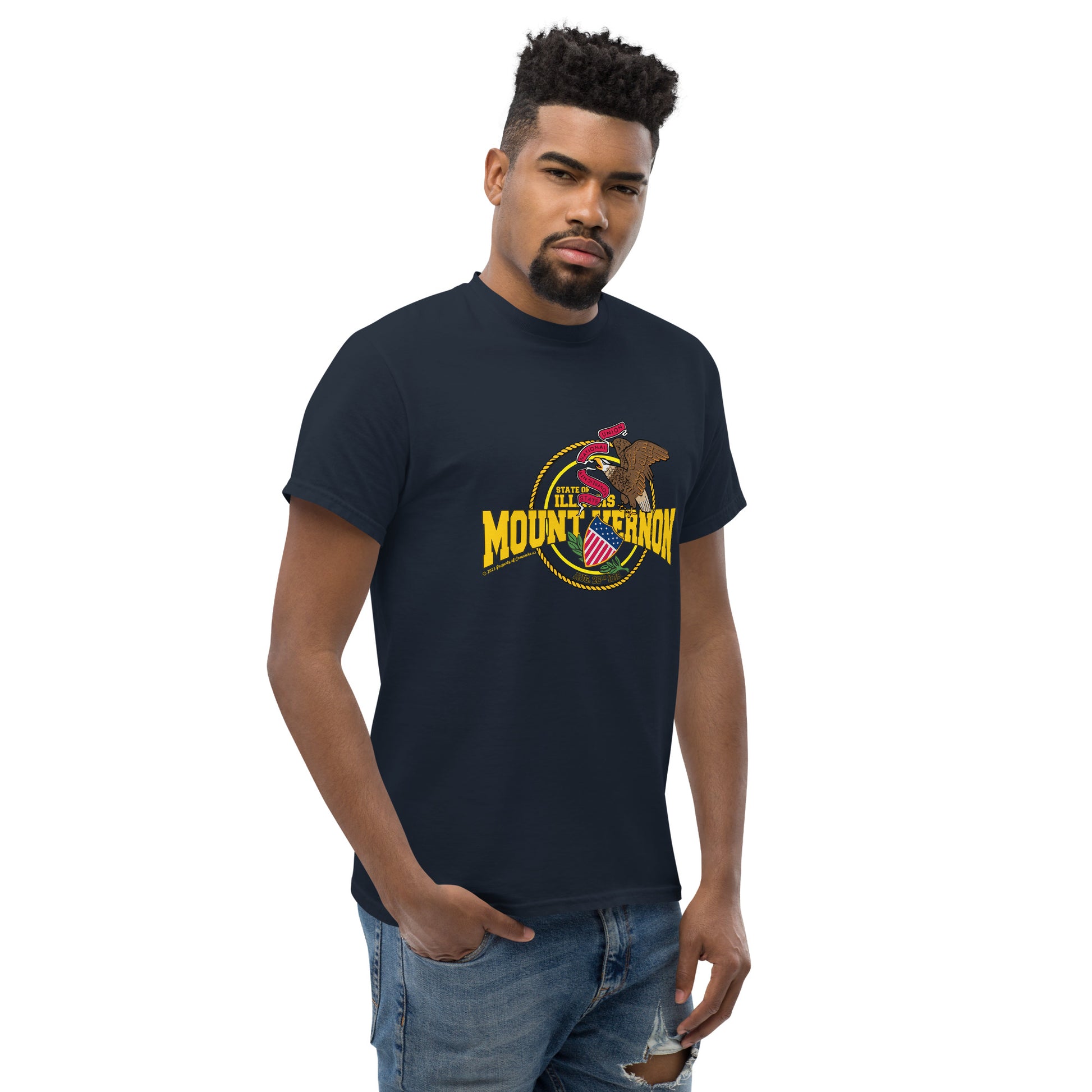 Mount Vernon t-shirt,Illinois T-shirt, Comancha Graphics,