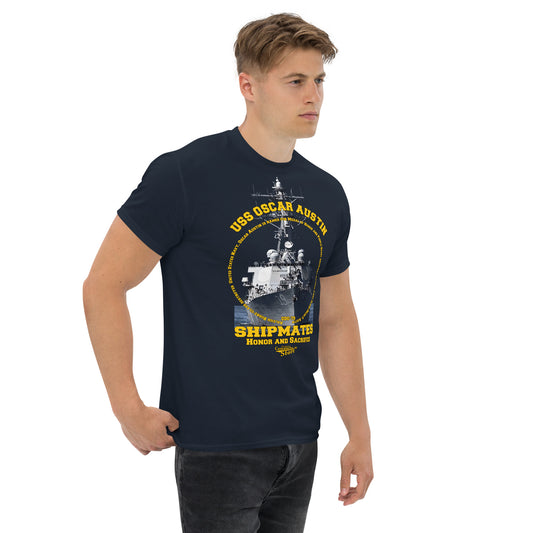 USS Oscar Austin DDG-79 Shipmates T-shirt,