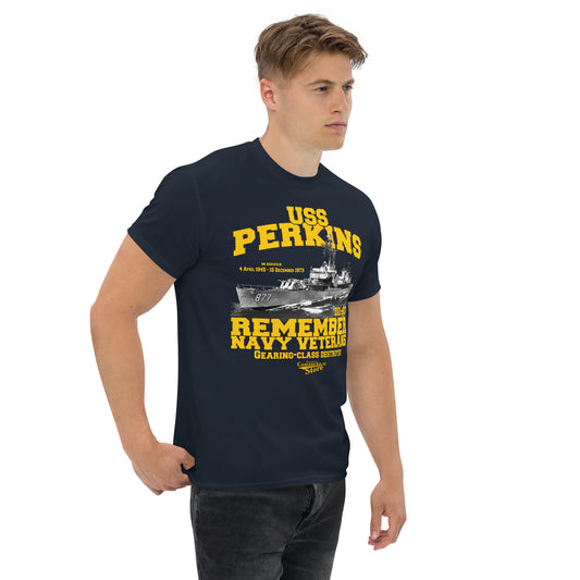 USS Perkins DD/DDR-877 Destroyer Shipmates T-shirt
