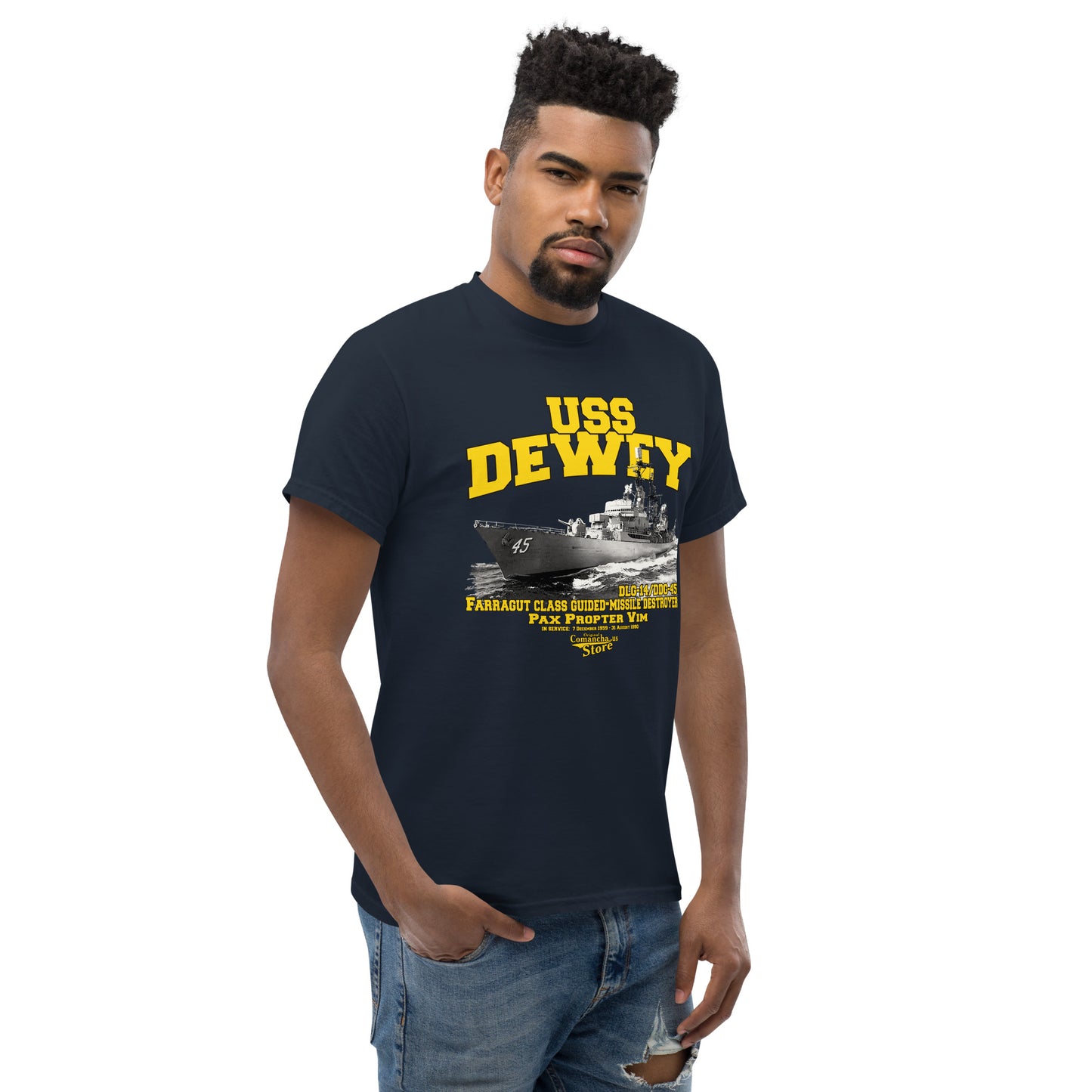 USS Dewey DLG-14/DDG-45 T-shirt,