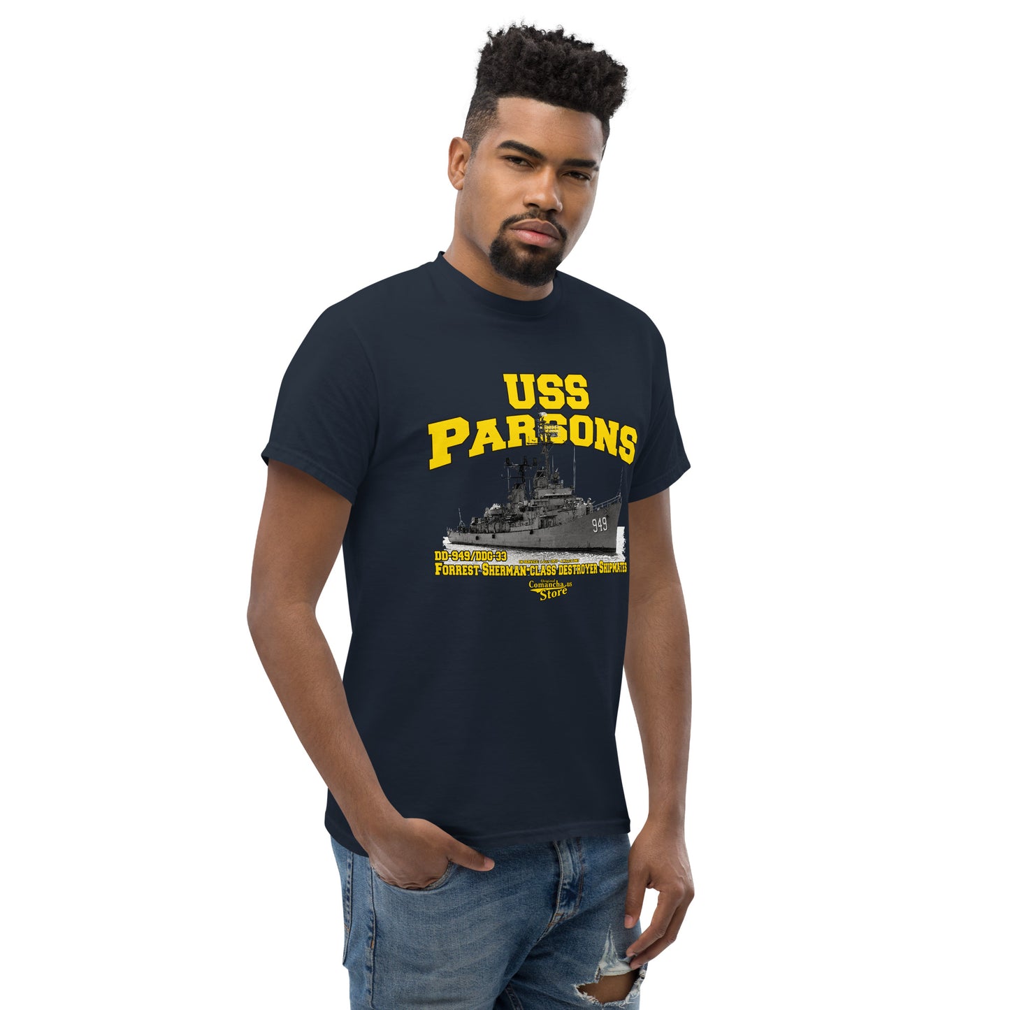 USS Parsons DD-949/DDG-33 t-shirt