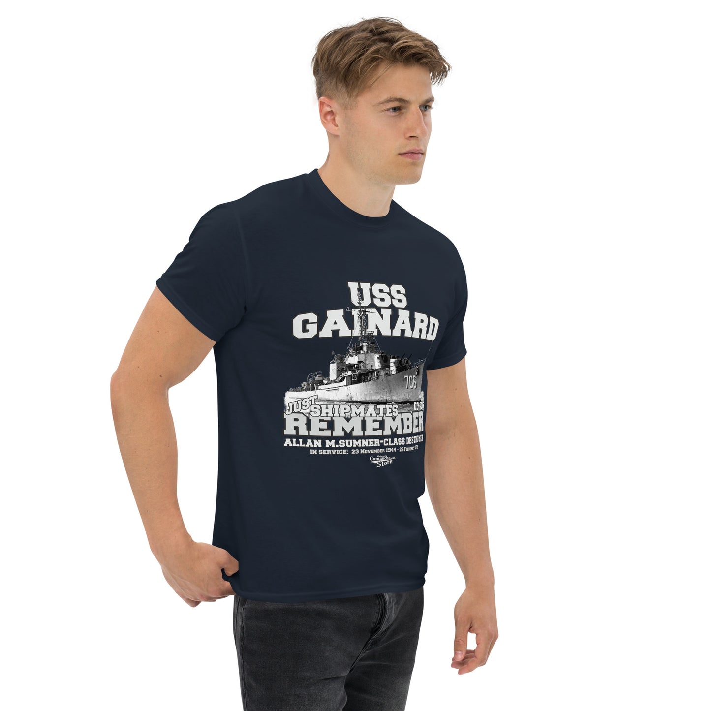 USS Gainard DD-706 destroyer t-shirt