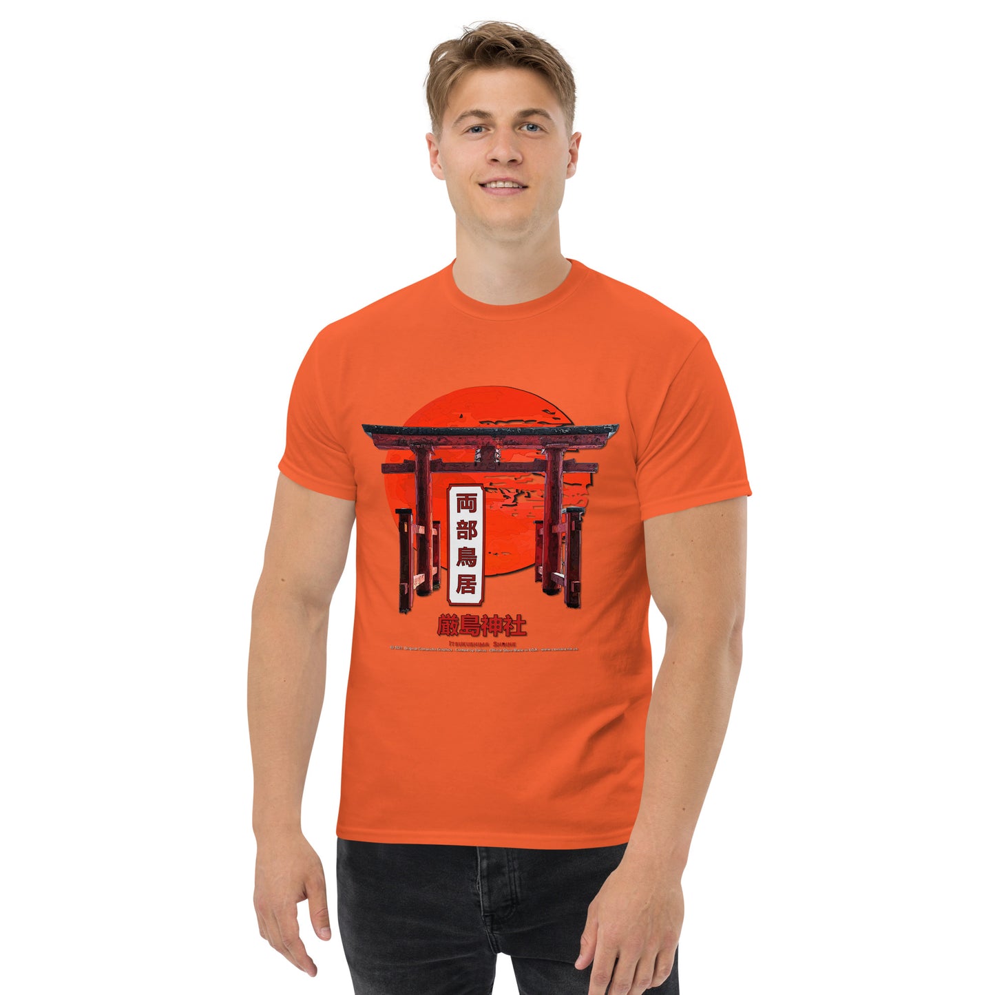 ITSUKUSHIMA SHRINE T-Shirt, Japanese Tradition T-Shirt, Comancha japanese T-shirts,