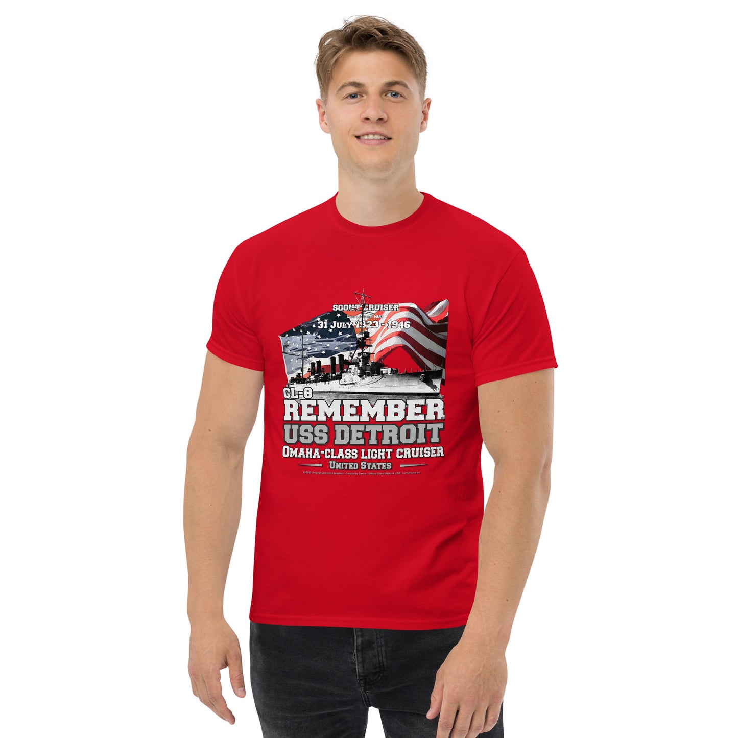 USS DETROIT CL-8 Shipmates t-shirt