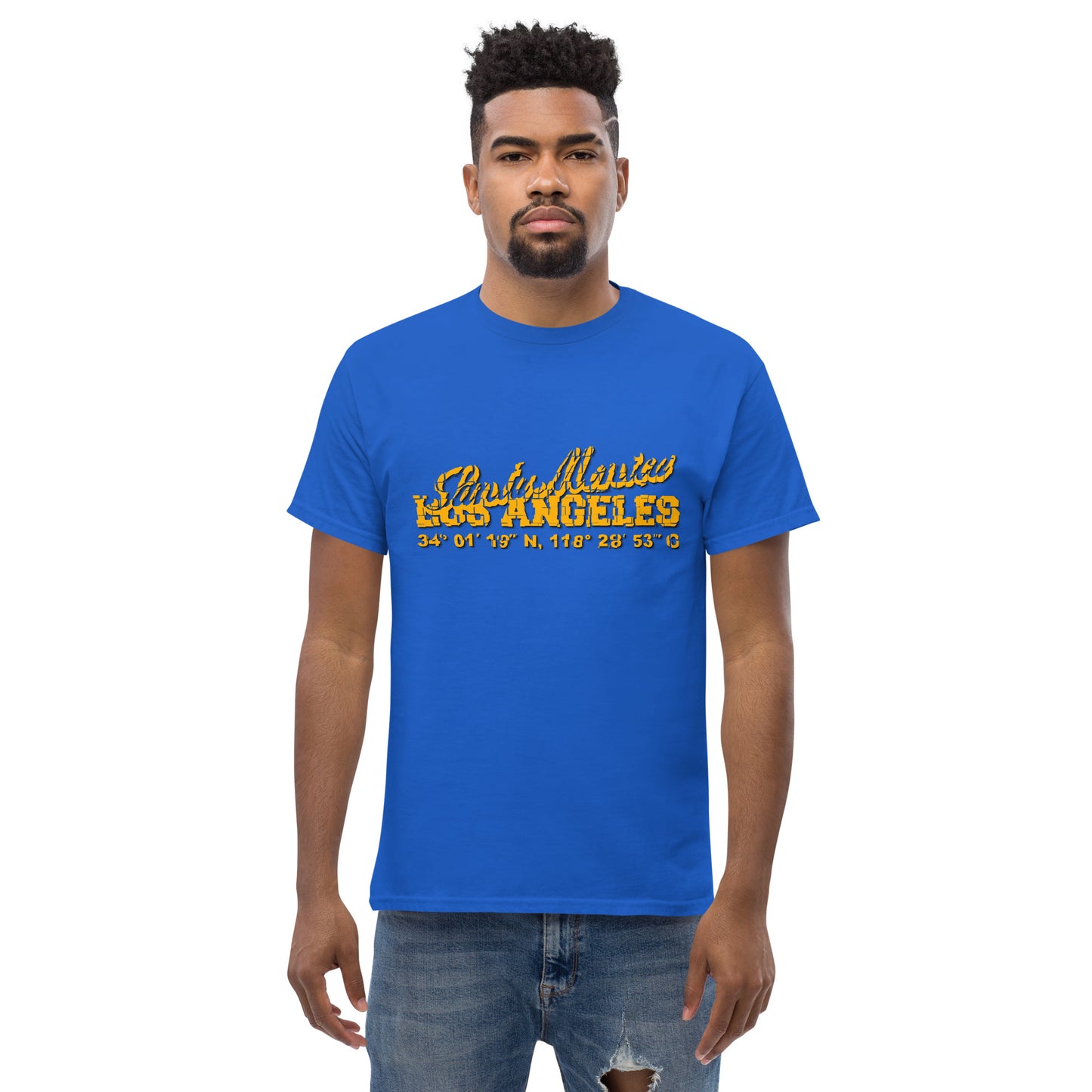 Santa Monica tee, los Angeles tee, T-Shirt Comancha.us, Comancha Design,comancha graphics,