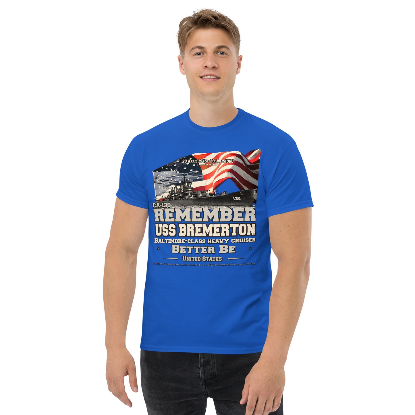 USS BREMERTON CA-130 Heavy Cruiser t-shirt
