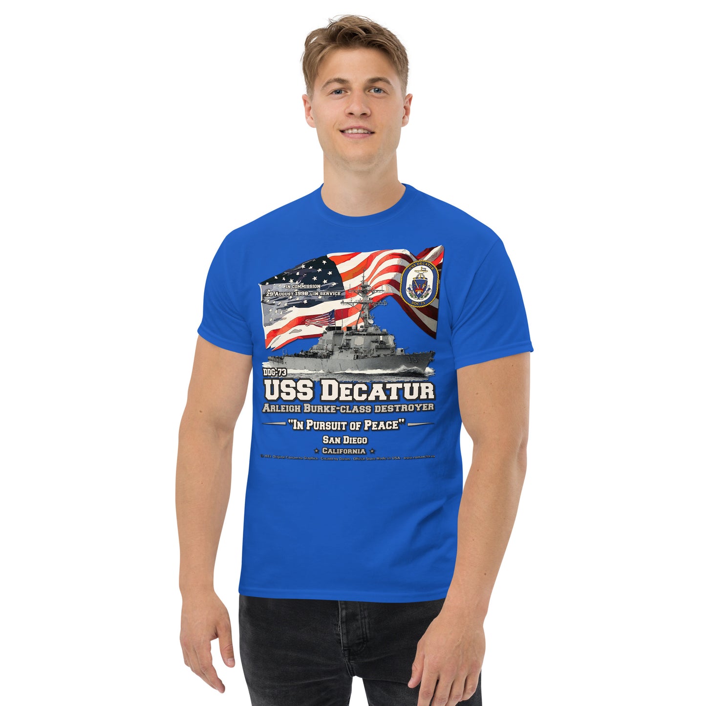 USS DECATUR DDG-73 Destroyer t-shirt