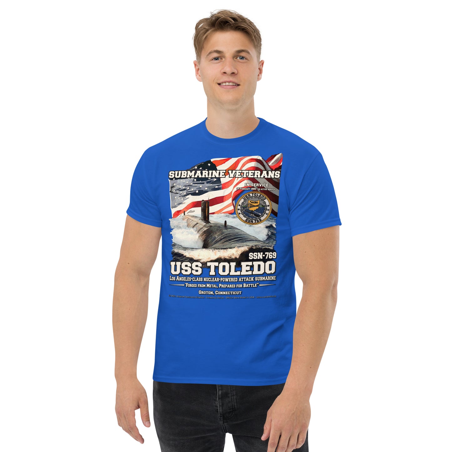 USS TOLEDO SSN-769 Submarine t-shirt