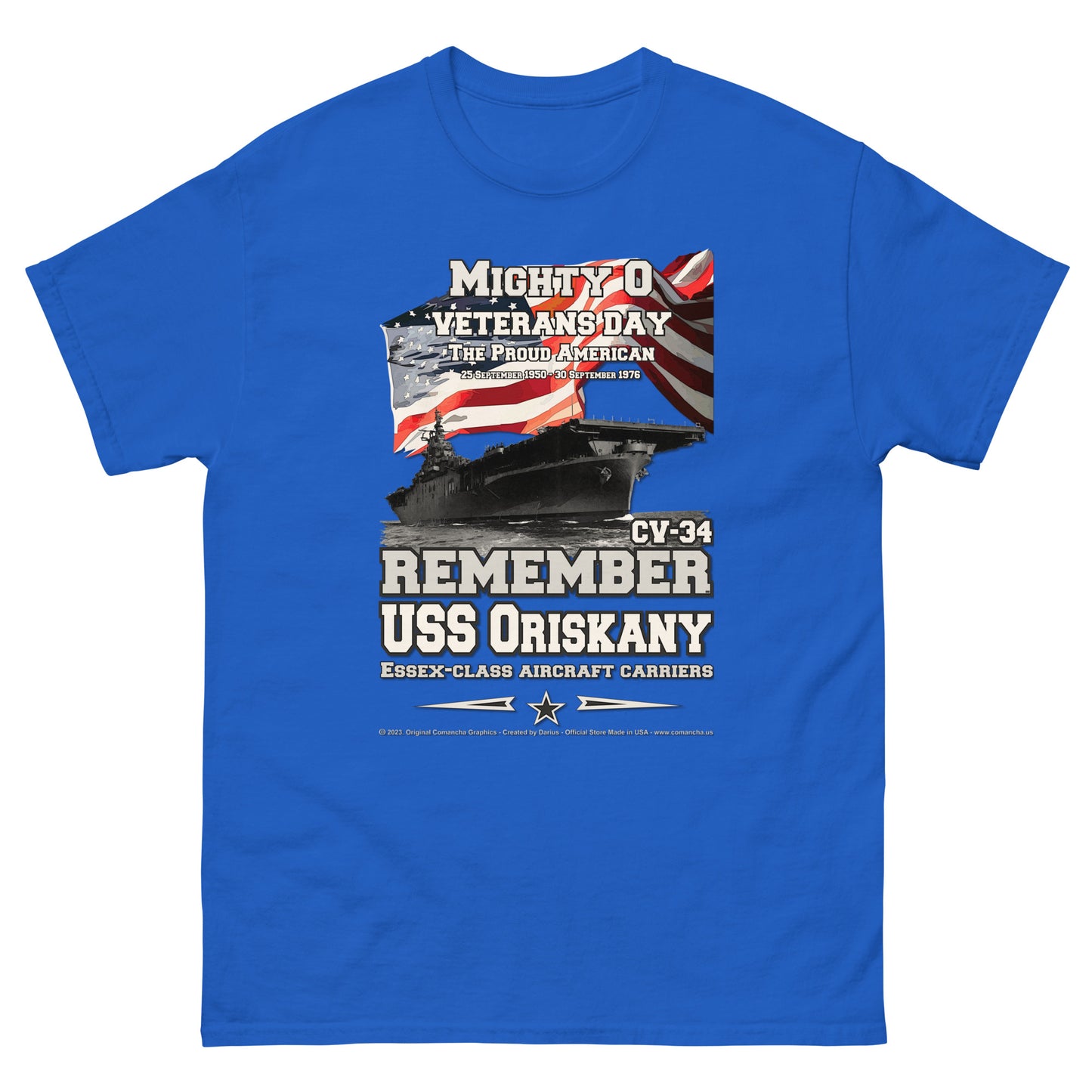 USS ORISKANY CV-34 Aircraft Carrier T-Shirt