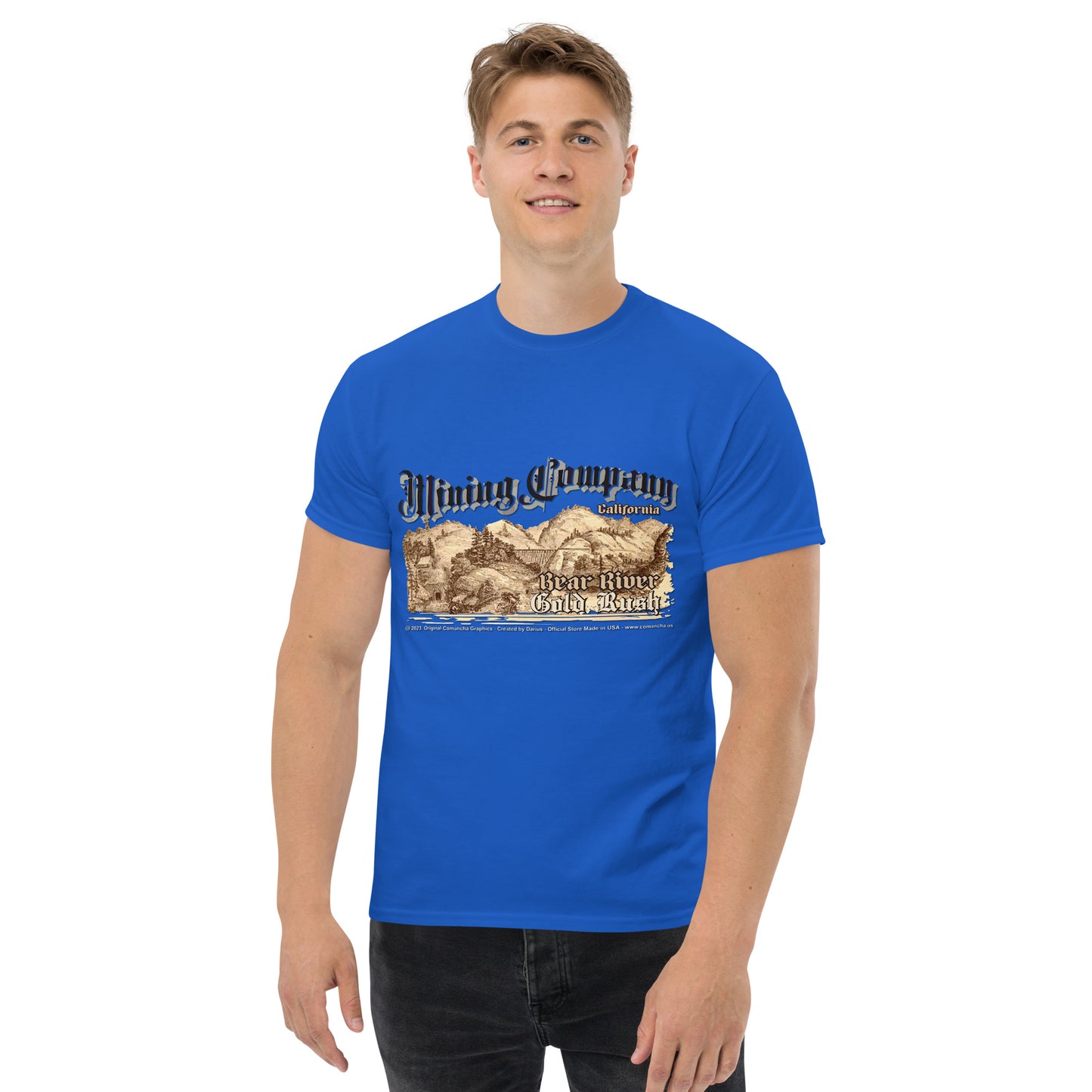 BEAR RIVER Gold Rush - Mining Company T-Shirt, Comancha T-shirts Store,