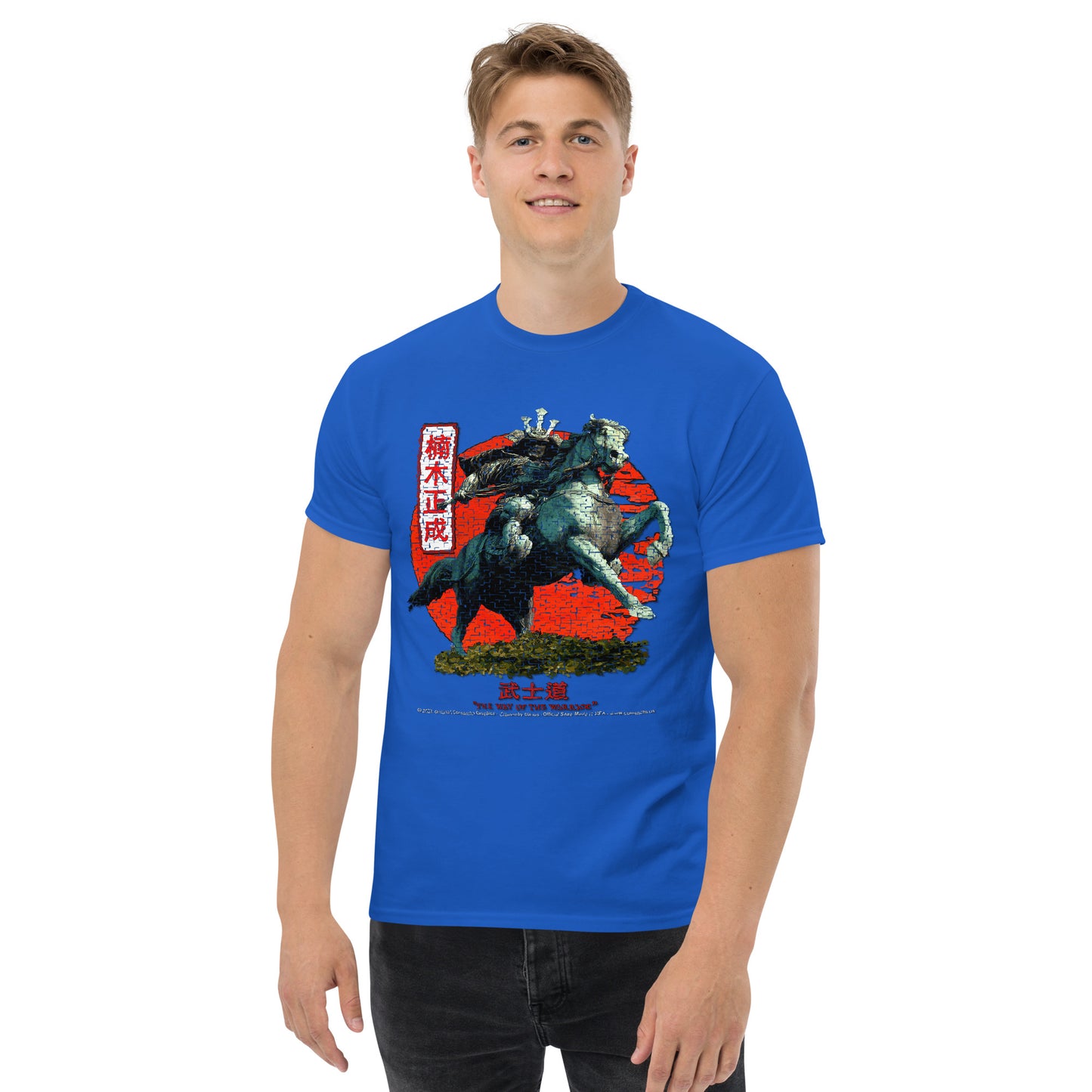 Samurai Kusunoki Masahige T-shirt, Japanese Tradition T-Shirt, Comancha T-shirts,