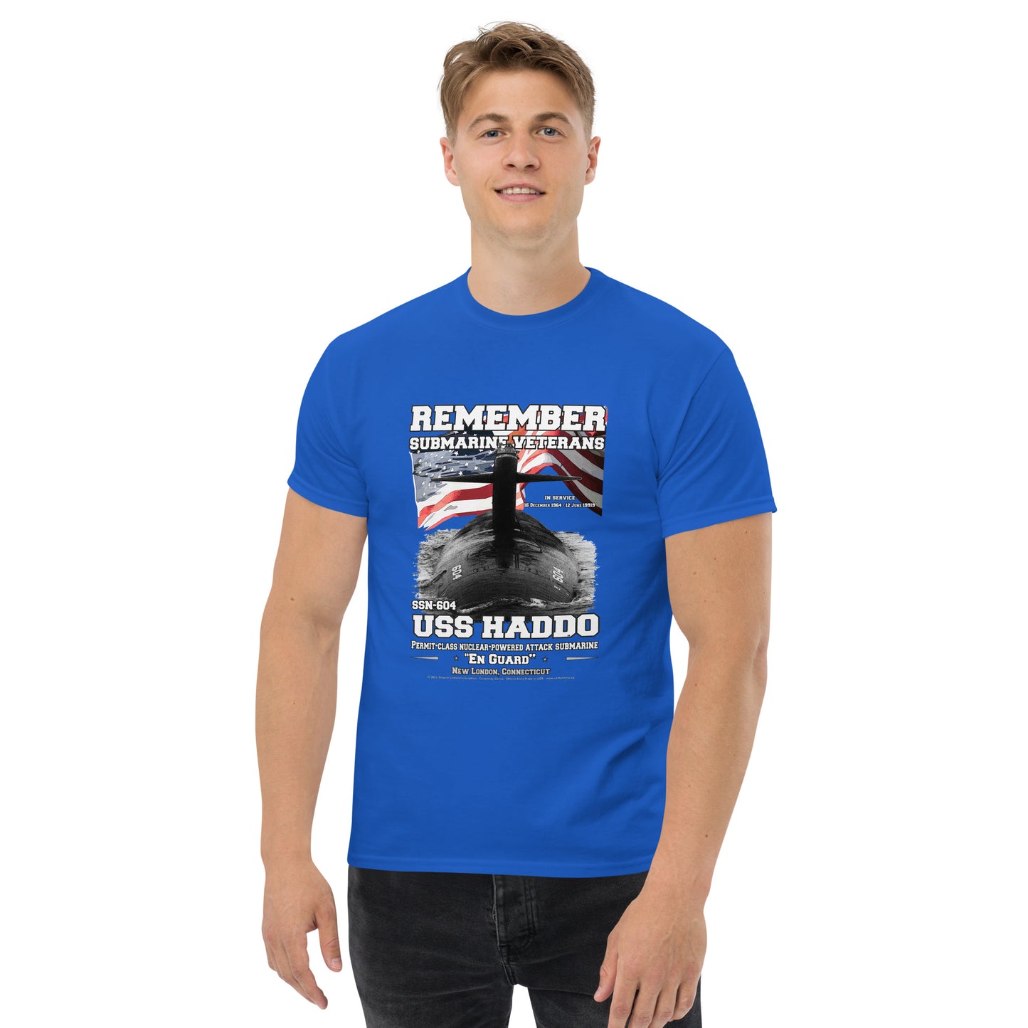 USS HADDO SSN-604 Submarine T-shirt