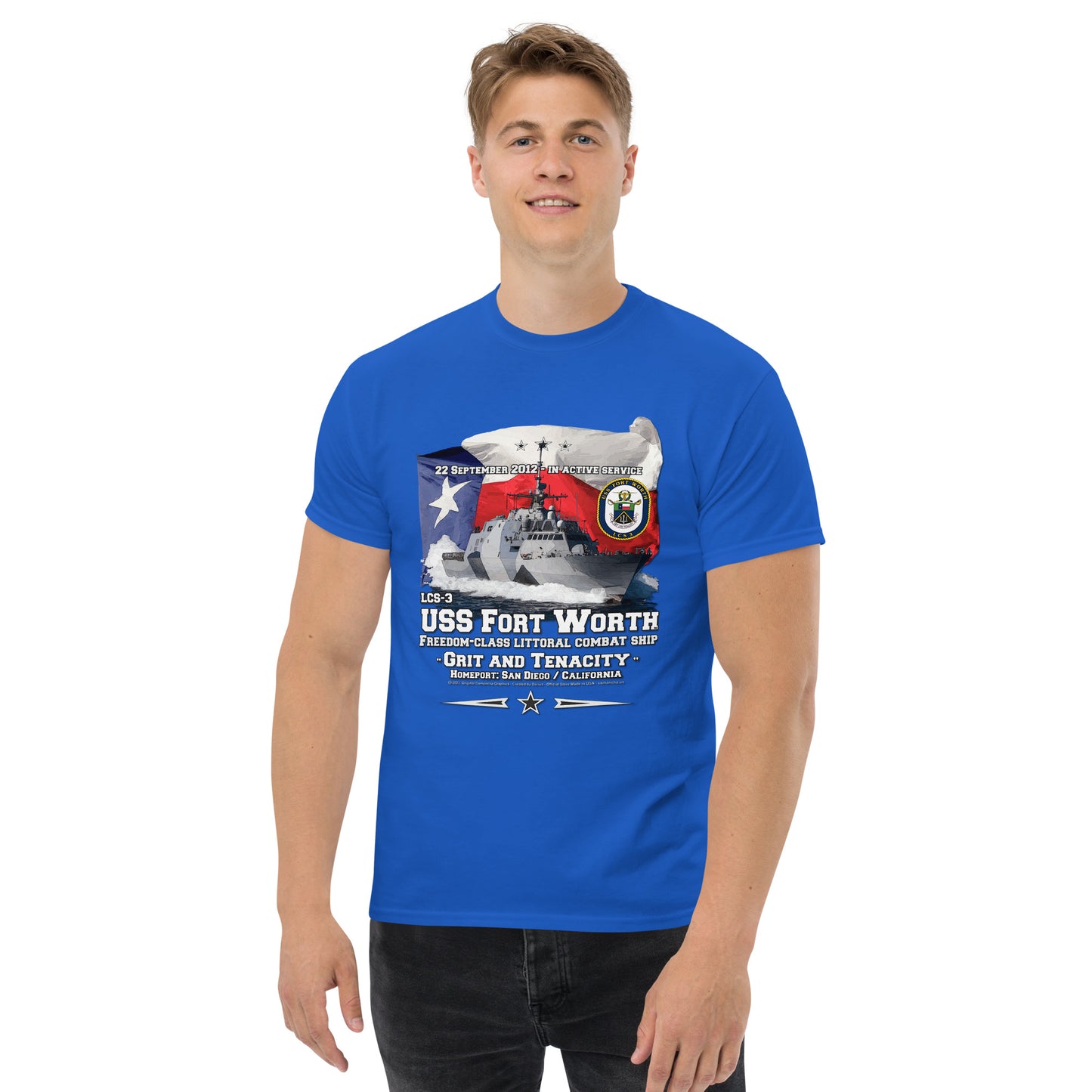 USS FORT WORTH LCS-3 Littoral Combat Ship T-shirt